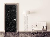 Sticky Decoration - Luxe Deursticker Marmer zwart - op maat voor jouw deur