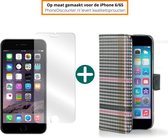 Fooniq Telefoonhoesje - Book Case - Geschikt Voor Apple IPhone 6 - Roze