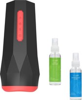 Kiotos Vibez Twist Heat Cup Masturbator – met verwarmings functie incl Pleasure Glide Glijmiddel & Toycleaner