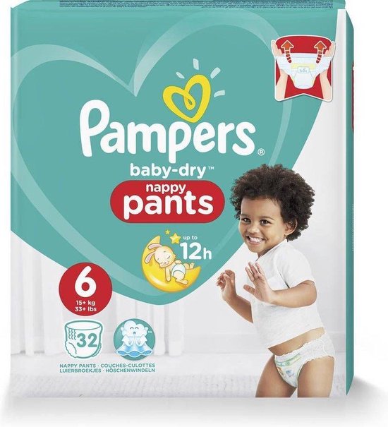 Zinloos woordenboek drie Pampers - Luiers - Baby Dry Pants - Maat 6 - 3 x 32 (96) Stuks -  Voordeelverpakking | bol.com