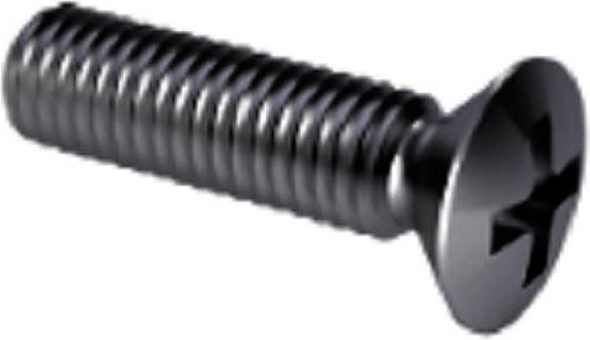 PGB -Bolverzonken schroef met Phillips kruisgleuf DIN 966 A-H verzinkt M8X50 x 100 stuks