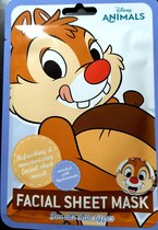 Knabbel & Babbel - Facial Sheet mask - Disney Animals - gezichtsmasker - tissue masker vochtinbrengend