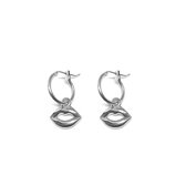 lip hoops - zilver