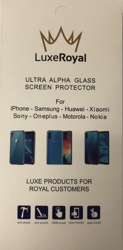 iphone 7 screenprotector - Beschermglas iPhone 8 screenprotector - iphone SE 2020 screen protector glas - iPhone 6/6s screenprotector - 2 stuks - LuxeRoyal