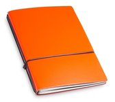 X17 - A6 Notitieboek LEFA Oranje met 2 inlays