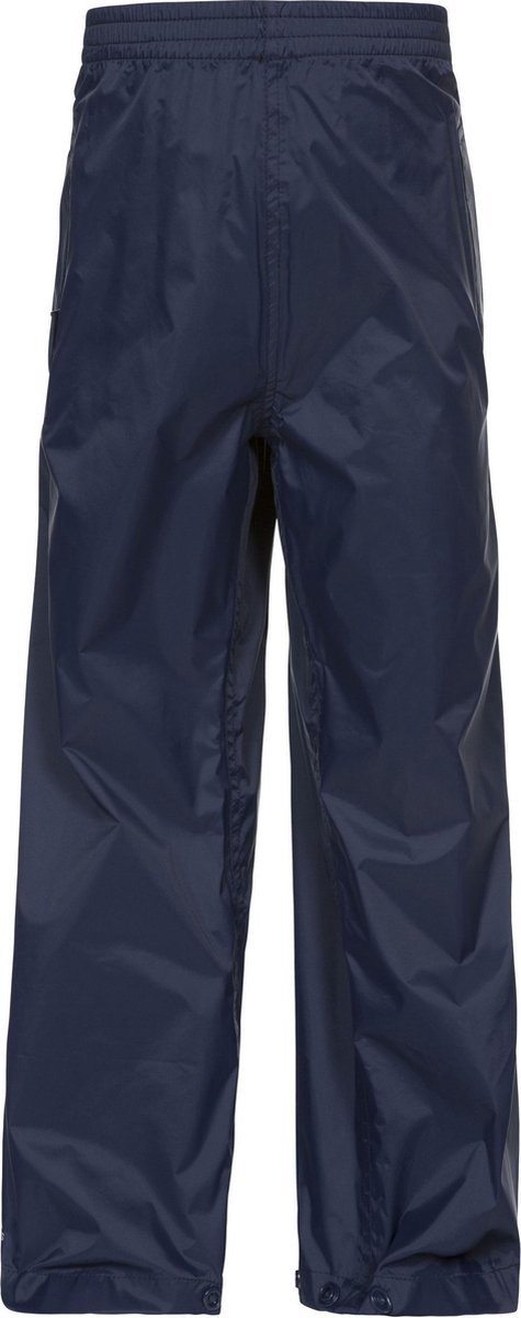 Trespass kinderregenbroek Qikpac Pant Unisex kinderbroek die je kunt opvouwen -3/4 Blauw