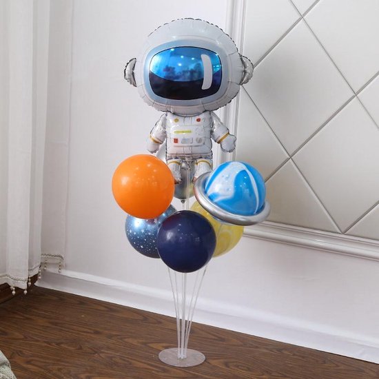 Uek Original - Set de Ballon astronautes - avec support de ballon - support  de ballon