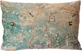 Sierkussen - Fluweel Japanse Tuin - Multicolor - 60 Cm X 40 Cm