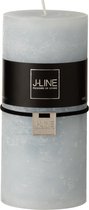 J-Line Cilinderkaars Stompkaars Lichtblauw L Set van 12 Stuks