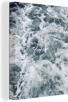 Toile de mer tourbillonnante 2cm 30x40 cm - petit - Tirage photo sur toile (Décoration murale salon / chambre)