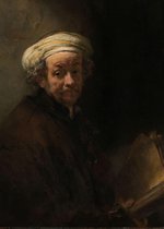 Poster Zelfportret als de apostel Paulus – Rembrandt van Rijn - Large 70x50 - Rijksmuseum - Kunst