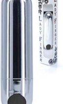 Vibrator - Strong Bullet Vibrator Zilver/Zwart USB 10 standen