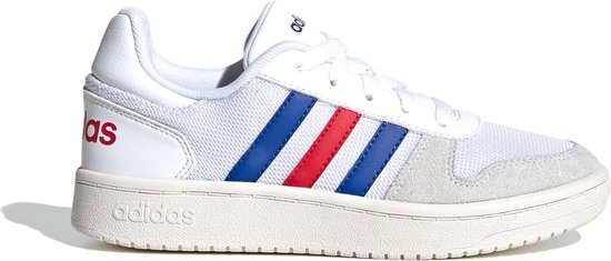 toegang democratische Partij beest Adidas Hoops 2.0 Sneakers Wit/Blauw Kinderen | bol.com