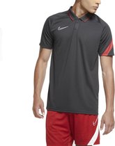 Nike Sportpolo - Maat L  - Mannen - donker grijs,rood