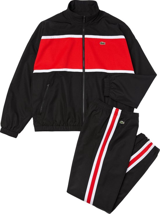 Survêtement Lacoste - Taille XL - Homme - Noir, Rouge, Blanc | bol