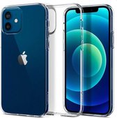 Geschikt voor Spigen Liquid Crystal Apple iPhone 12/12 Pro Hoesje - Transparant