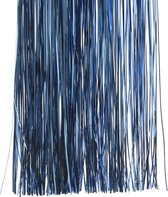 Decoris lametta vinyl glanzend H40cm nachtblauw L0.10-B50.00-H40.00cm