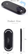 S&C - 2 in 1 oplaad rockstation wireless draadloze IQ charger draadloos opladen telefoon / smartphone / smartwatch zwart