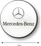 Koelkastmagneet - Magneet - Mercedes - Mercedes-Benz - Auto - Ideaal voor koelkast of andere metalen oppervlakken