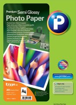 Printec Fotopapier - Premium Semi-Glossy - 20 vellen - A4, 251 gram per m²