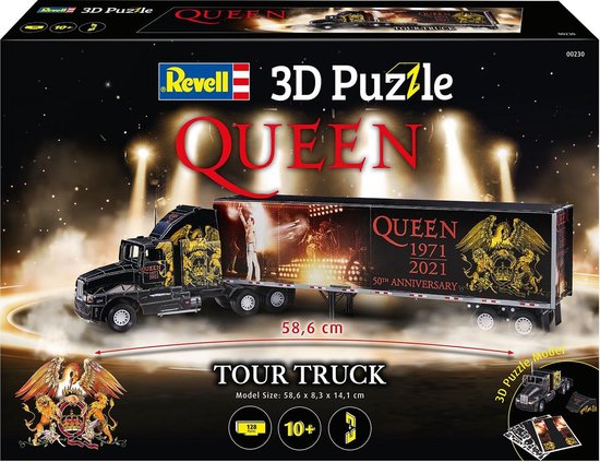 Revell 00230 QUEEN Tour Truck - 50th Anniversary 3D Puzzel | bol.com