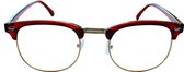 Oculaire | Skagen | Amber | Veraf-bril | -1,50 | Anti-blauwlicht | Inclusief brillenkoker en microvezel doek | Geen Leesbril |