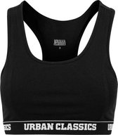 Urban Classics Sport BH Ladies Logo Bra Black-S