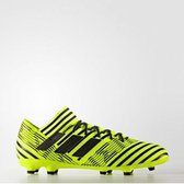 Adidas Heren Voetbal Solar Geel / Zwart / Elektriciteit Nemeziz 17.3 Firm Ground Cleats Maat 44-2/3