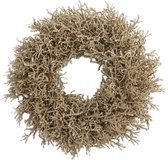 Decostar Kerstkrans Forest 40 Cm Zijde Bruin