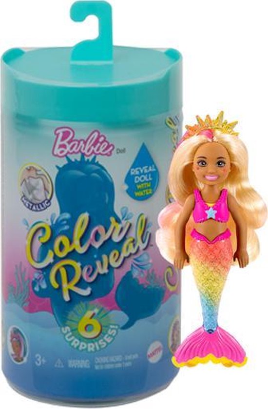 Barbie Chelsea Color Reveal Asst Wave 3 Mermaids - Barbiepop