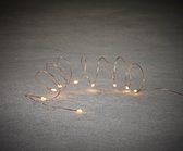 Luca Lighting - String copper warm white 10led battery operated and timer display - l100cm - Woonaccessoires en seizoensgebondendecoratie