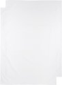 Meyco Uni ledikant laken - 2-pack - white - 100x150cm
