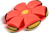 FlexToys Phlat Ball - Magisch Vervorming UFO Bal - 2 in 1 Frisbee Bal Rood