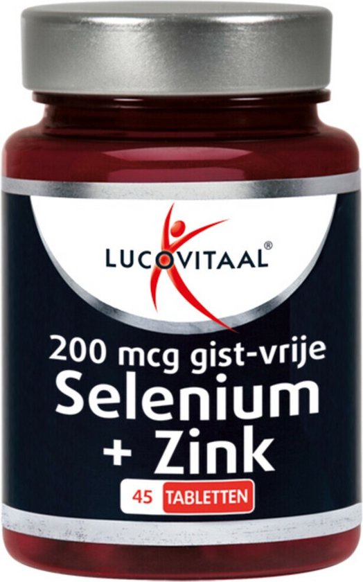 Lucovitaal Selenium Zink tabletten Supplement - 45 tabletten