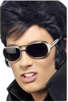 Zilveren Elvis zonnebril