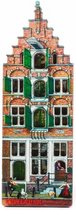 Magneet 2D MDF Huis Oude Schans Amsterdam - Souvenir