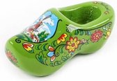 Magneet Enkele Klomp Holland Groen 6 Cm - Souvenir