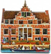 Magneet 2D MDF Aalsmeer Veerhuis Amsterdam - Souvenir
