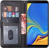 Samsung a7 2018 hoesje bookcase zwart - Samsung galaxy a7 2018 hoesje bookcase zwart wallet case portemonnee book case hoes cover hoesjes