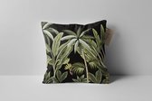Made on Friday - Sierkussen Botanic Jungle Black Binnen 45x45cm - Kendal (Twill 210 gr./m2)