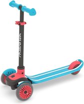 Scotti 3-wieler leun-om-te-sturen step met antislip deck en geïntegreerde rem, verstelbaar in hoogte voor alle leeftijden vanaf 3 jaar.