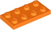 LEGO 3020 Plate 2x4 Oranje (100 stuks)