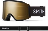 Smith Squad XL goggle black / chromapop sun black gold mirror (met extra lens)