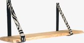 MOZZ Leren Plankdragers Zebra
