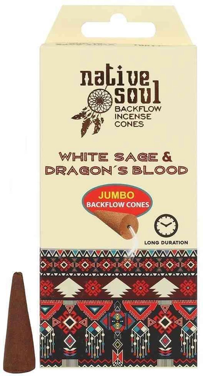 Attitude Holland Wierookkegels Native Soul White Sage & Dragon's Blood Multicolours