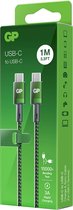 GP Batteries USB-laadkabel USB 3.2 Gen1 (USB 3.0 / USB 3.1 Gen1) USB-C stekker 1 m Groen