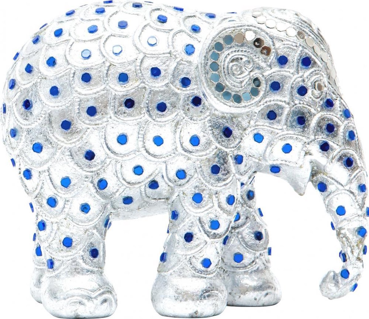 Elephant Parade Ayutthaya Silver 15 cm Elephant parade Handgemaakt Olifantenstandbeeld Multi