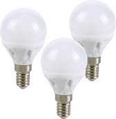 EcoSavers LED MiniGlobe LED Lamp 4W E14 Kleine Fitting | Set van 3 stuks | GS-keurmerk