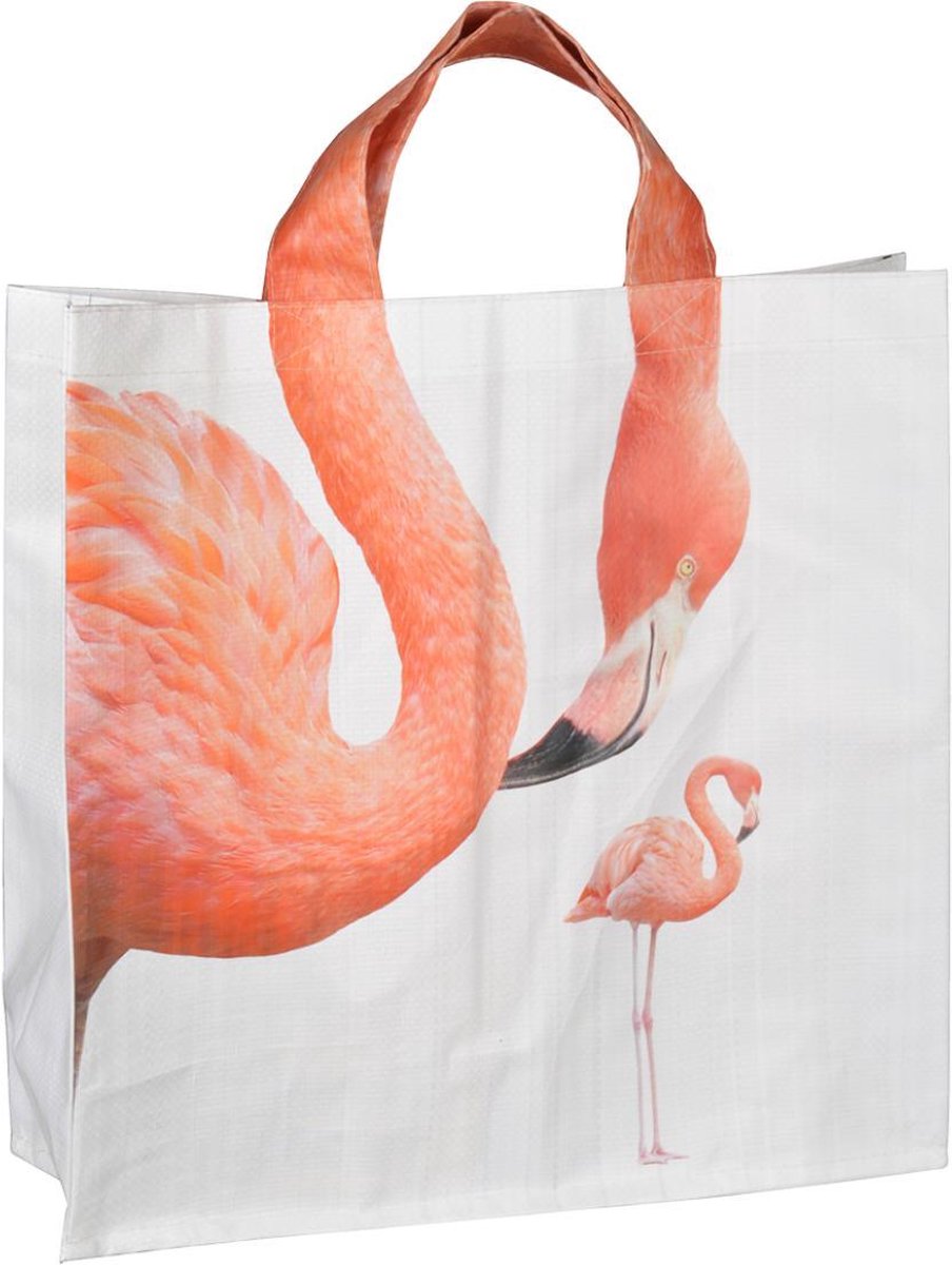 Boodschappentas - flamingo - Esschert Design