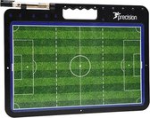 Precision Coachboard Voetbal 42 X 32 Cm Zwart/ vert 2 pièces